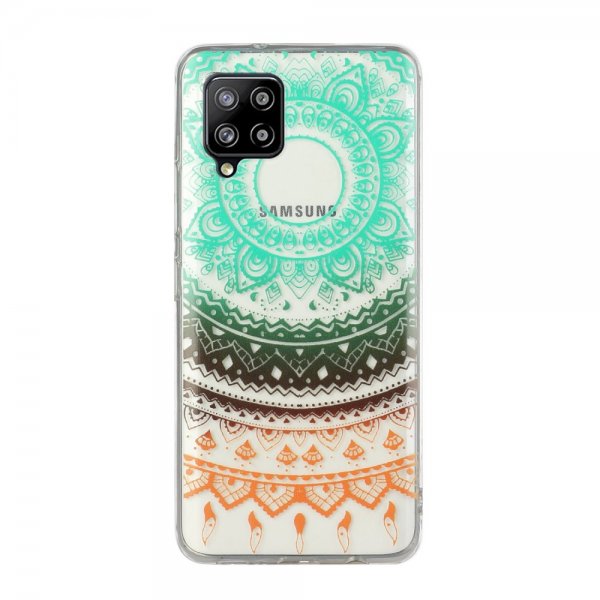 Samsung Galaxy A12 Deksel Motiv Fargerik Mandala