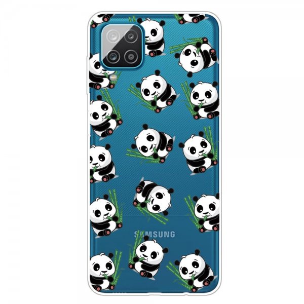 Samsung Galaxy A12 Deksel Motiv Panda Og Bambus