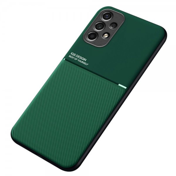 Samsung Galaxy A13 4G Deksel med Metallplate Grønn