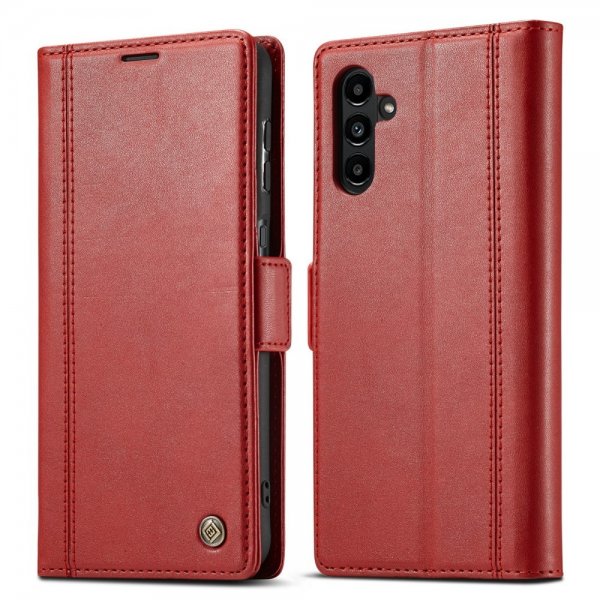 Samsung Galaxy A14 Etui med Kortlomme Rød