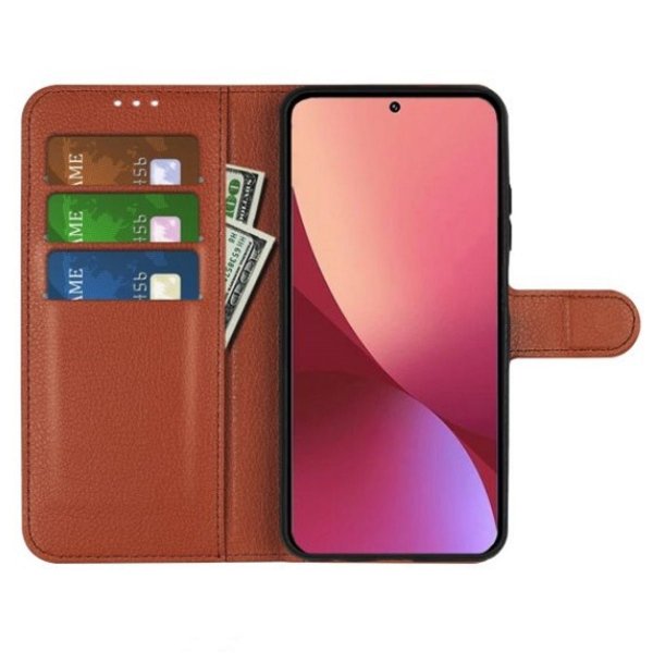 Samsung Galaxy A14 Etui med Stativ Brun