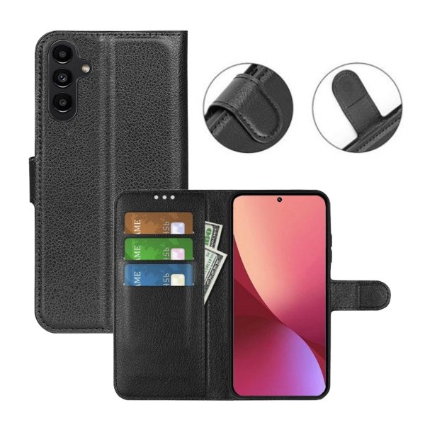 Samsung Galaxy A14 Etui med Stativ Svart