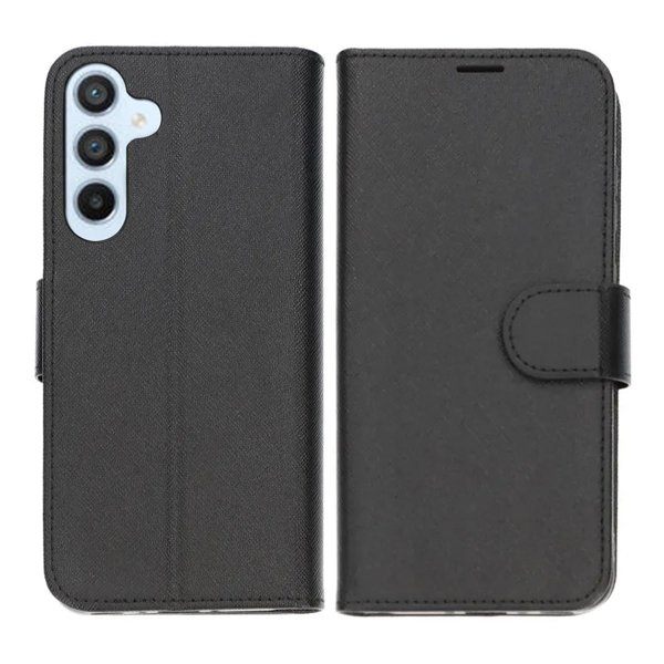 Samsung Galaxy A15 Etui med Stativ Svart