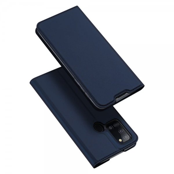 Samsung Galaxy A21s Etui Skin Pro Series Mörkblå