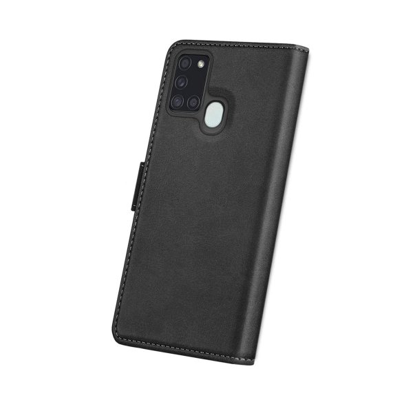 Samsung Galaxy A21s Etui Detachable Wallet Case Svart