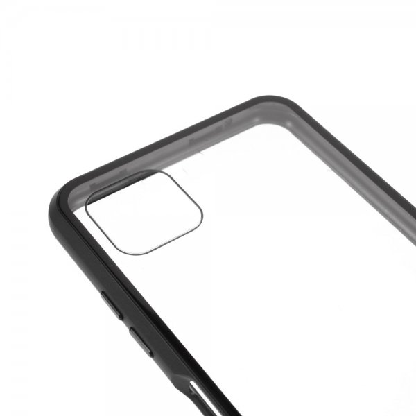 Samsung Galaxy A22 5G Deksel 360 Herdet glass Svart