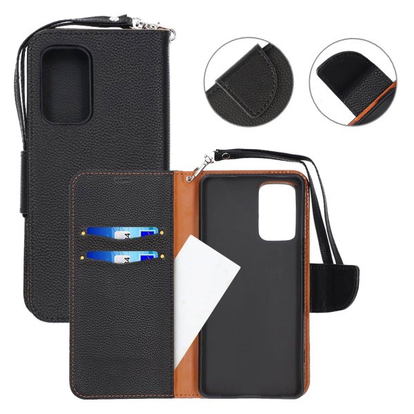 Samsung Galaxy A23 5G Etui med Stativ Svart