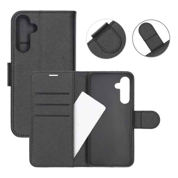 Samsung Galaxy A25 Etui med Stativ Svart