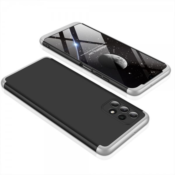 Samsung Galaxy A32 5G Deksel Tredelt Svart Sølv