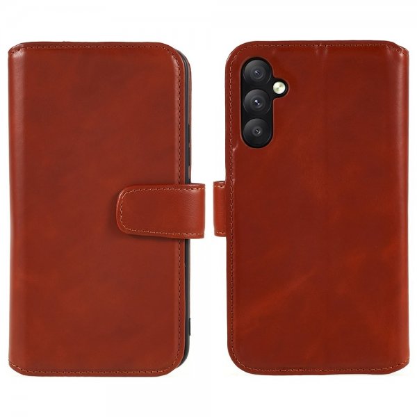 Samsung Galaxy A34 5G Fodral Essential Leather Maple Brown