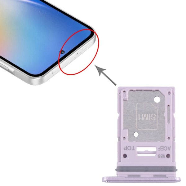 Samsung Galaxy A35 SIM-kortholder - lilla