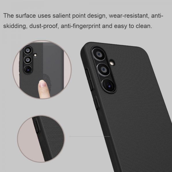 Samsung Galaxy A35 Deksel Super Frosted Shield Svart