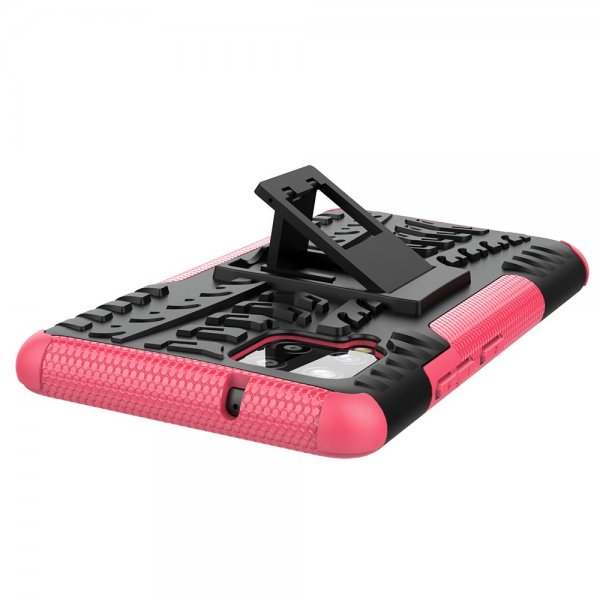 Samsung Galaxy A42 5G Deksel Dekkmønster Stativfunksjon Magenta