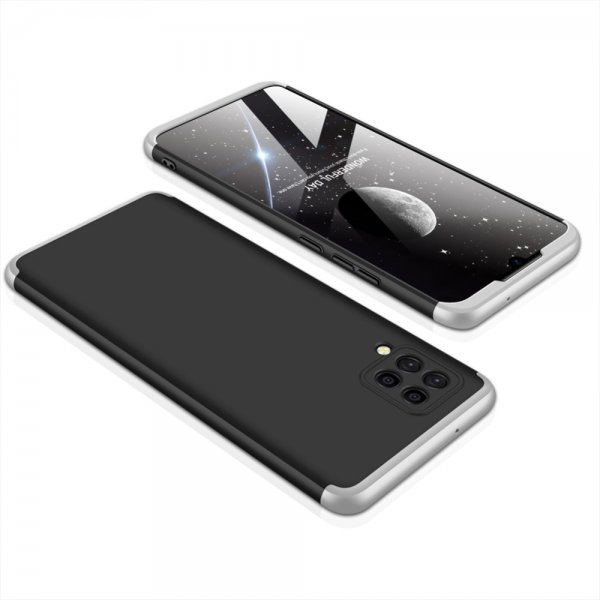 Samsung Galaxy A42 5G Deksel Tredelt Svart Sølv