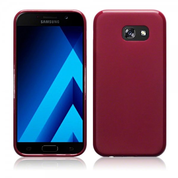 Samsung Galaxy A5 2017 MobilDeksel TPU Solid Rød