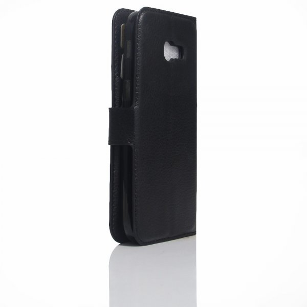 Samsung Galaxy A5 2017 Etui Litchi Svart