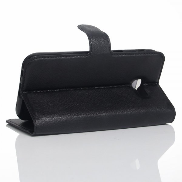 Samsung Galaxy A5 2017 Etui Litchi Svart