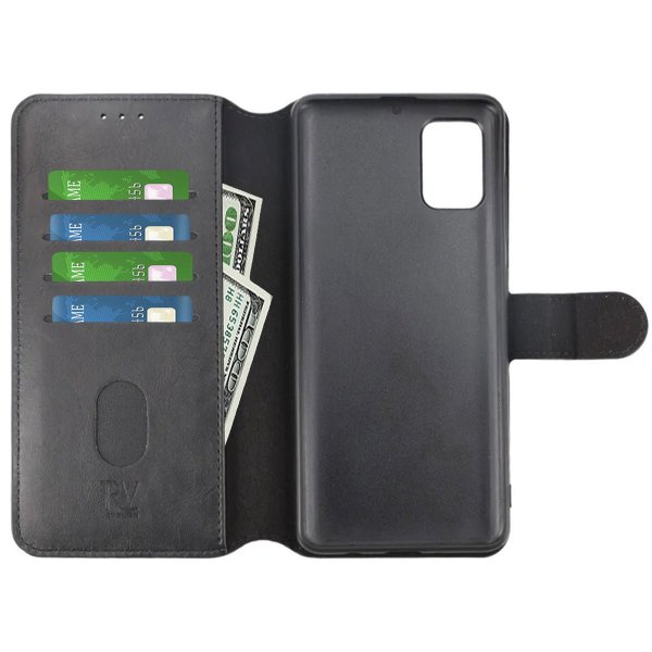 Samsung Galaxy A51 Etui Detachable Wallet Case Svart