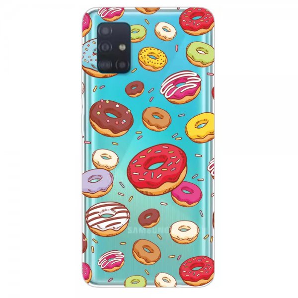 Samsung Galaxy A51 Deksel Motiv Donuts