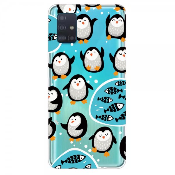 Samsung Galaxy A51 Deksel Motiv Pingviner