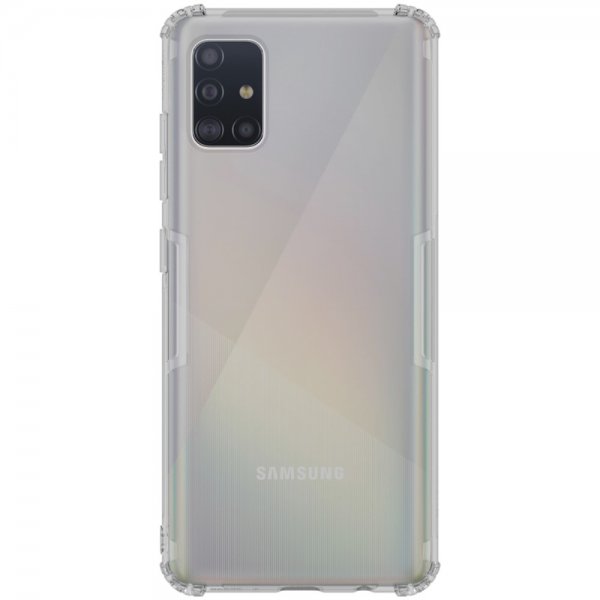 Samsung Galaxy A51 Deksel Nature Series Transparent Grå