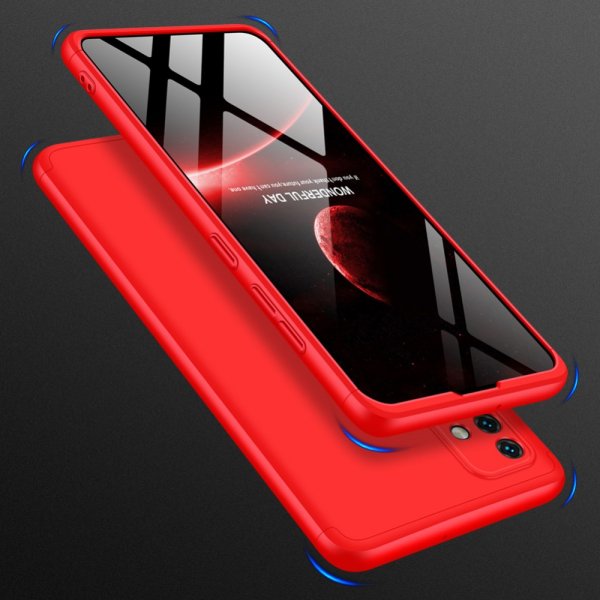 Samsung Galaxy A51 Deksel Tredelt Rød