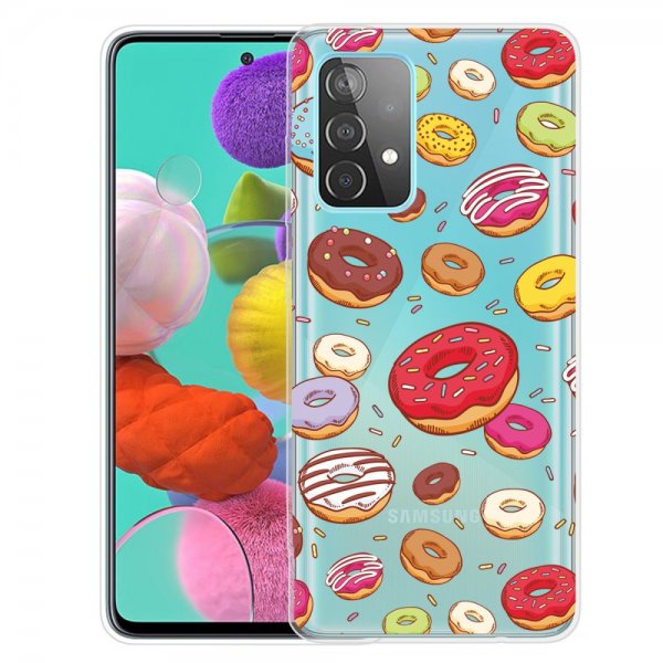 Samsung Galaxy A52/A52s 5G Deksel Motiv Donuts