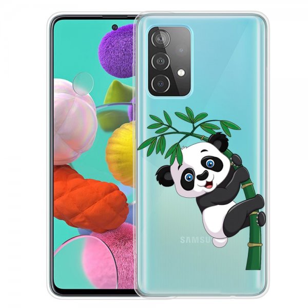 Samsung Galaxy A52/A52s 5G Deksel Motiv Panda Og Bambuträd