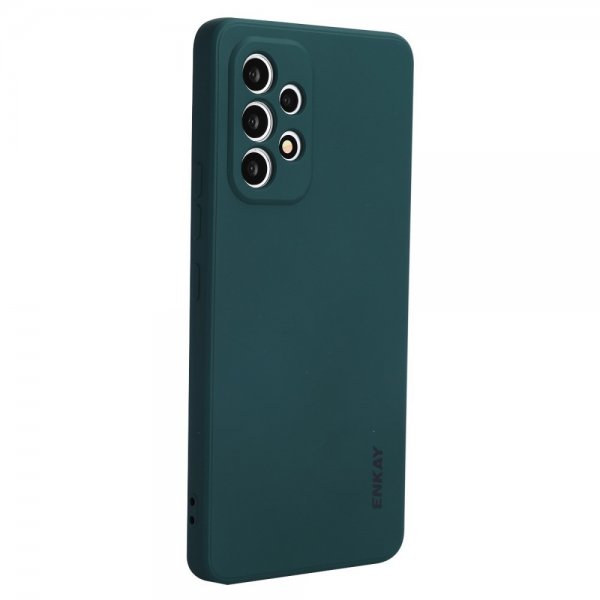 Samsung Galaxy A53 5G Deksel Silikoni Mørkegrønn