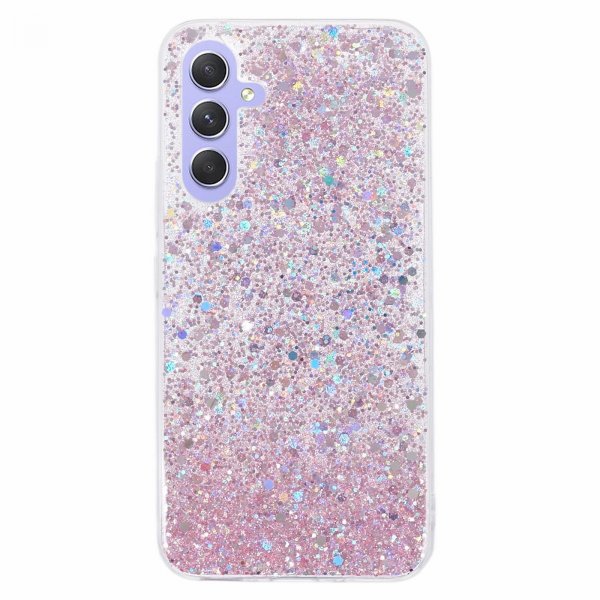 Samsung Galaxy A54 5G Skal Sparkle Series Blossom Pink