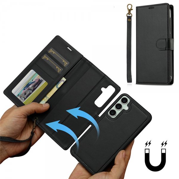 Samsung Galaxy A57 Etui med avtakbart MagSafe-deksel Raven Black