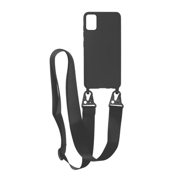 Samsung Galaxy A71 Deksel med Kjede Svart