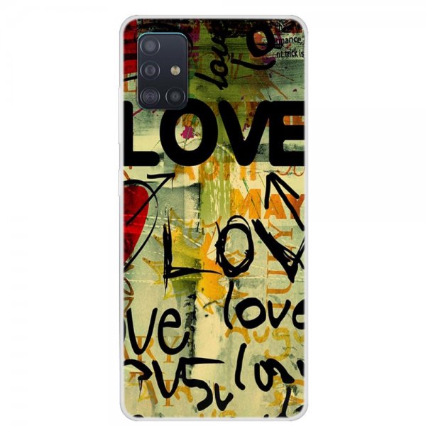 Samsung Galaxy A71 Deksel Motiv Love