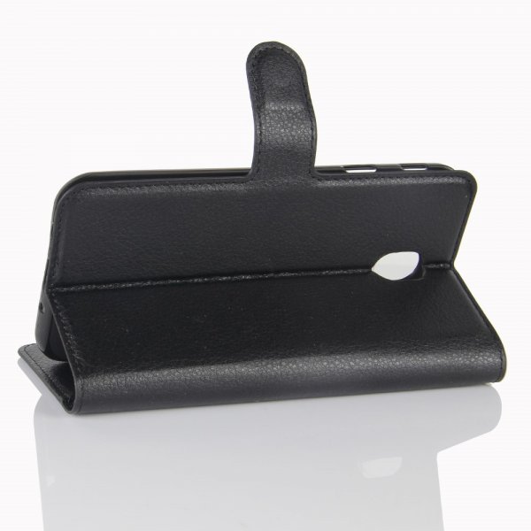 Samsung Galaxy J5 2017 Etui Litchi Svart