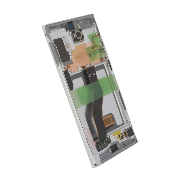 Samsung Galaxy Note 10 Plus Skjerm med LCD Display Original - Hvit
