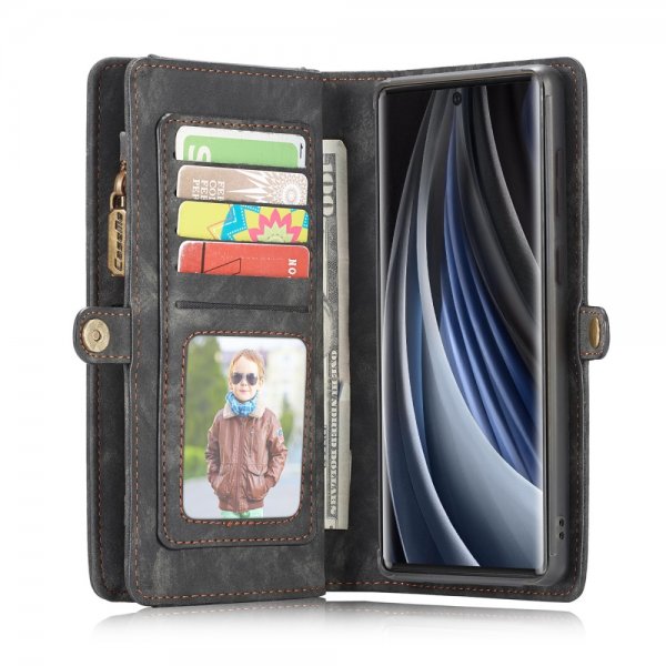 Samsung Galaxy Note 20 Mobilplånbok Löstagbart Deksel Svart