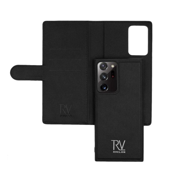 Samsung Galaxy Note 20 Ultra Etui Detachable Wallet Case Svart