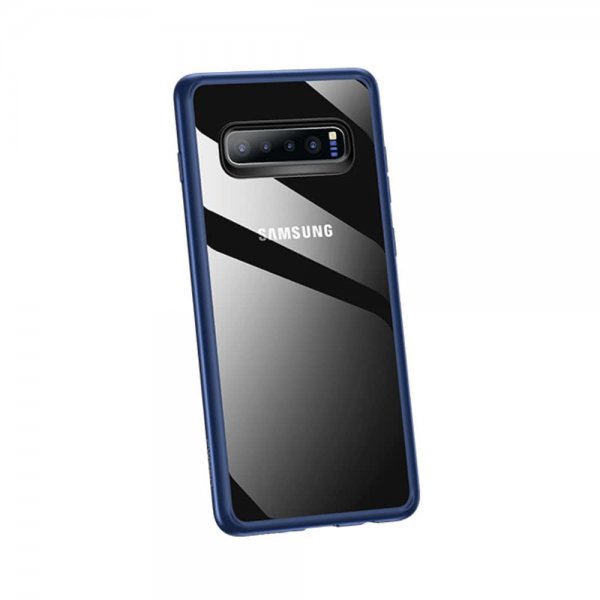 Samsung Galaxy S10 Plus Deksel Mant Series TPU HardPlast Blå