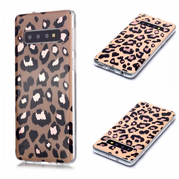 Samsung Galaxy S10 Deksel Leopardmønster