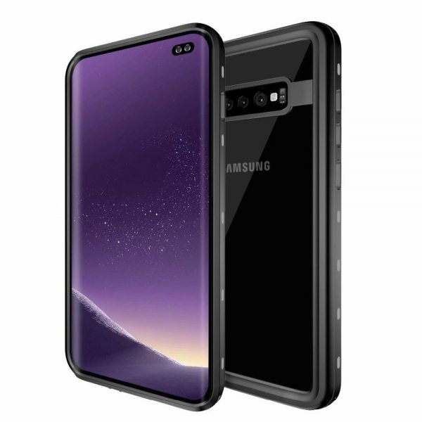 Samsung Galaxy S10 Deksel Vanntett IP68 Svart