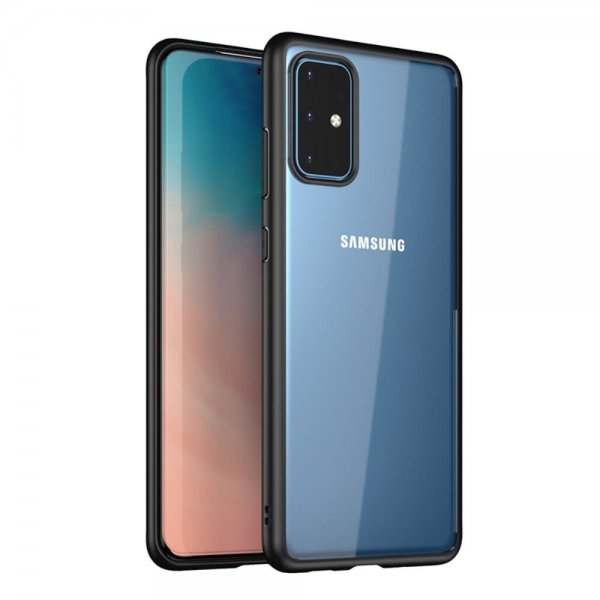 Samsung Galaxy S20 Plus Deksel Gjennomsiktig Bakside Svart