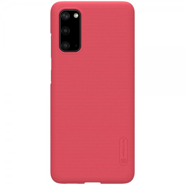 Samsung Galaxy S20 Deksel Frosted Shield Rød