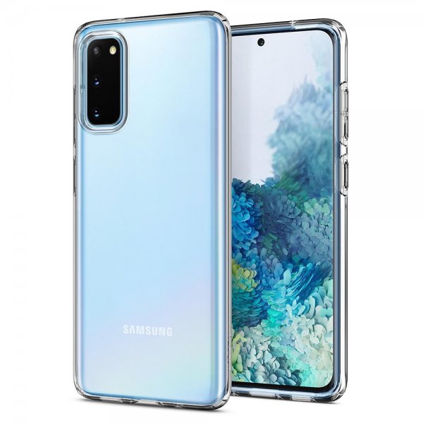 Samsung Galaxy S20 Deksel Liquid Crystal Crystal Clear