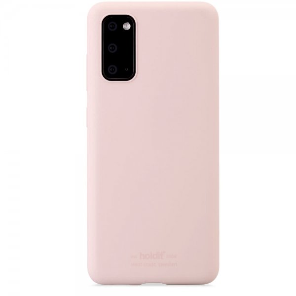 Samsung Galaxy S20 Deksel Silikon Blush Pink