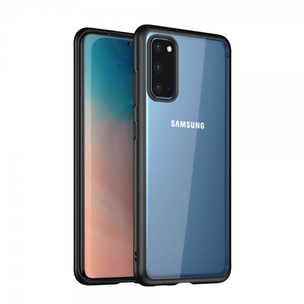 Samsung Galaxy S20 Deksel Gjennomsiktig Bakside Svart