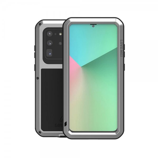 Samsung Galaxy S20 Ultra Deksel PoweRFul Case Sølv