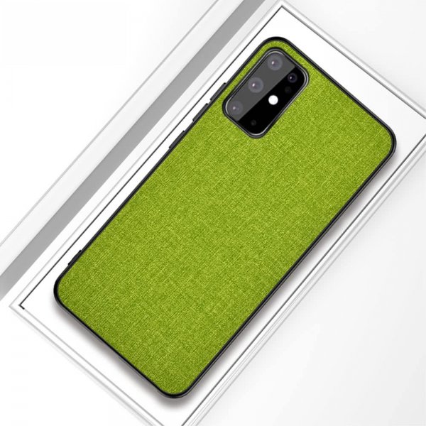 Samsung Galaxy S20 Ultra Deksel Stofftextur Grønn