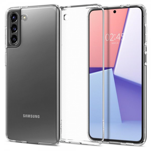 Samsung Galaxy S21 Plus Deksel Liquid Crystal Crystal Clear