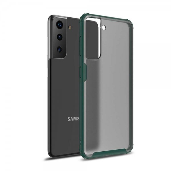 Samsung Galaxy S21 Deksel Frosted Bakside Grønn