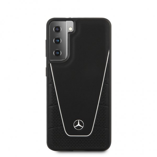 Samsung Galaxy S21 Deksel Logo Perforert Dynamic Svart